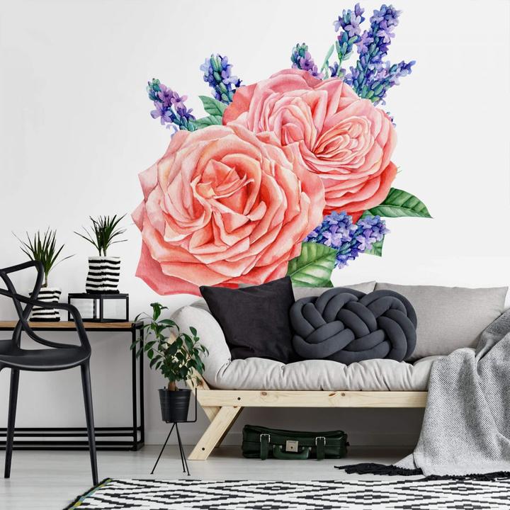 Immagine prodotto Trenddeko Rose Harmony rosé XXL (80 x 80 cm)