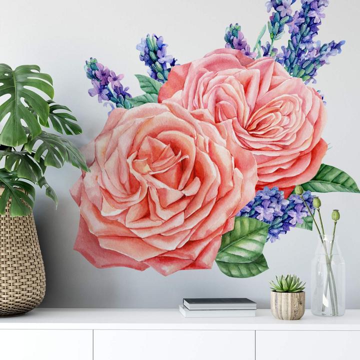 Immagine prodotto Trenddeko Rose Harmony rosé XXL (80 x 80 cm)