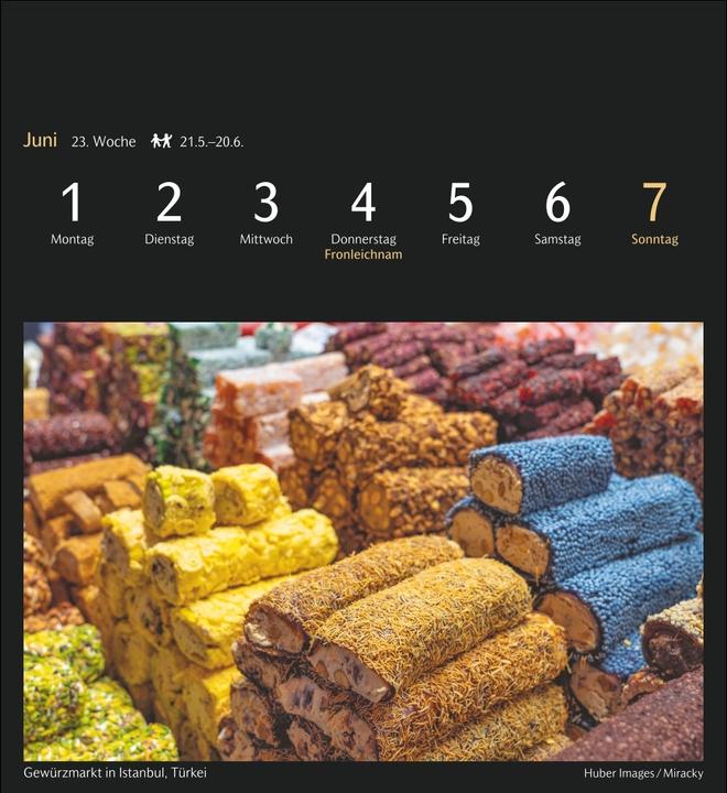 Immagine prodotto Harenberg Die Welt in Farben Postkartenkalender 2026 - Kalender mit 53 Postkarten (Copertina rigida, Tedesco)