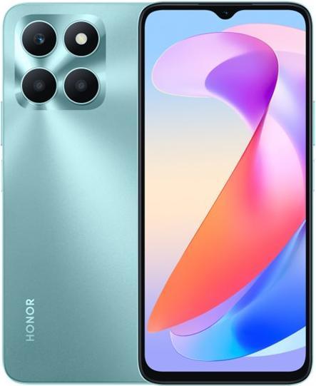 Actual product image Honor X6a (128 GB, Cyan, 6.56", Dual SIM, 50 Mpx, 4G)