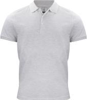 Clique Poloshirt Classic OC 028264, Bio-Baumwolle, ecru meliert, Grösse 3XL (3XL)
