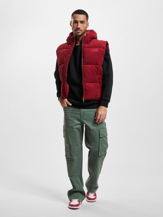 Actual product image Karl Kani KM233-051-1 KK Rubber Signature Corduroy Puffer Vest (M)