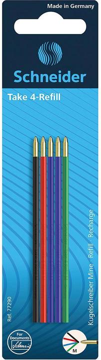 Produktbild Schneider Take (Ersatzmine, Schwarz, Blau, Grün, Rot)