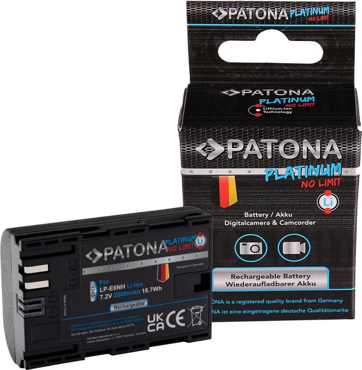 Image du produit Patona Pile de caméra vidéo LP-E6NH Canon (Batterie de l'appareil photo)