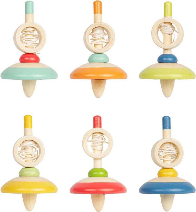 Produktbild Bigjigs Holzkreisel mit Zugseil