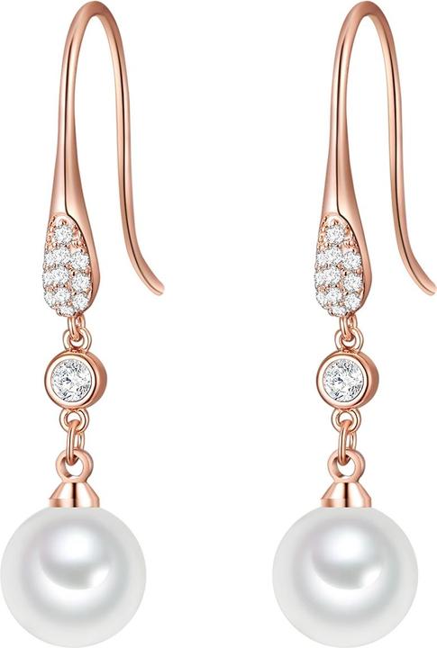 Image du produit Lulu & Jane Femmes laiton verre perle de coquille or rose - 29623 (Laiton)