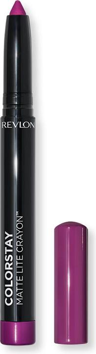 Actual product image Revlon ColorStay Matte Lite Crayon Lipstick with Built-in Sharpener Smudgeproof Water-Resistant Non- (005 Sky High)