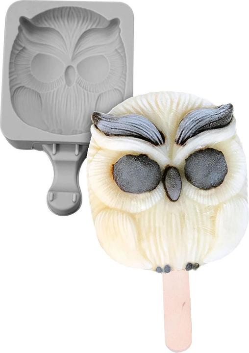 Produktbild Metamorph Eule Silikonform für Eis am Stiel