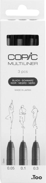 Immagine prodotto Copic Multiliner (Nero, 3 x)