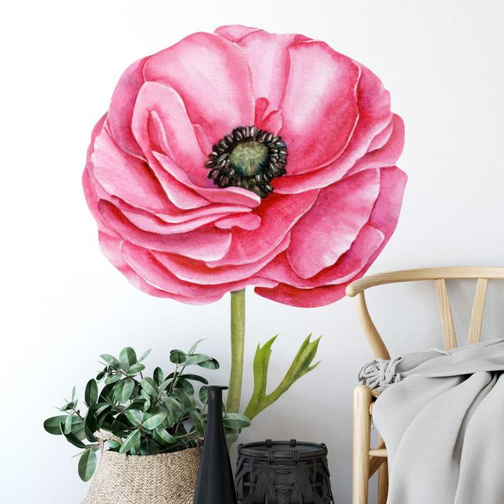 Produktbild Trenddeko XXL roter Mohn (69 x 100 cm)