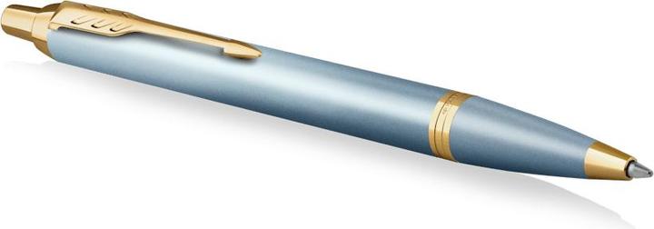 Immagine prodotto Parker Pen Parker IM Writing Rituals, penna a sfera, finitura verde turchese con sfumatura, finiture dorate, P (Blu, 1 x)