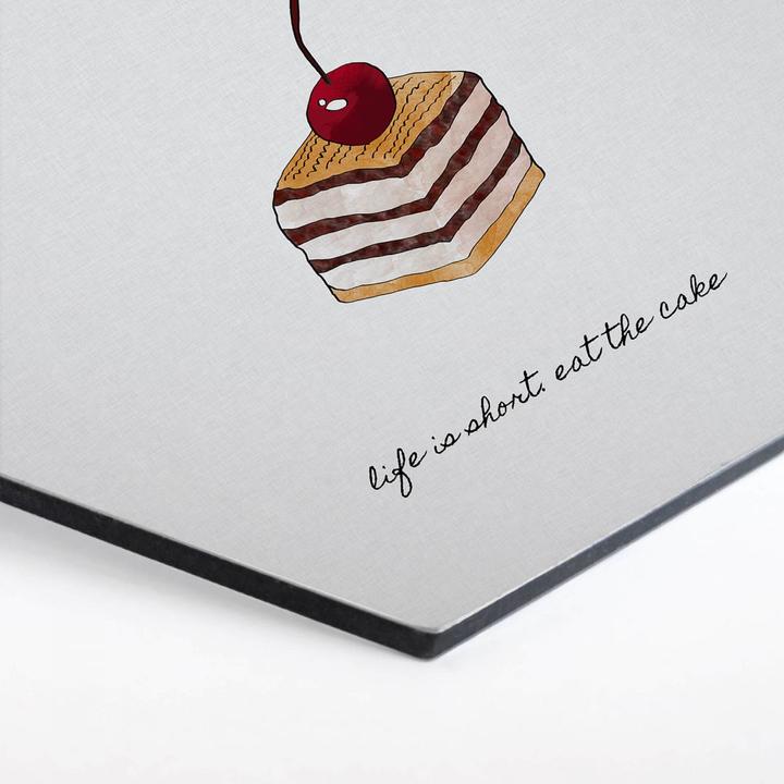 Produktbild Trenddeko Orara Studio - Life is short eat the Cake (25 x 22 cm)