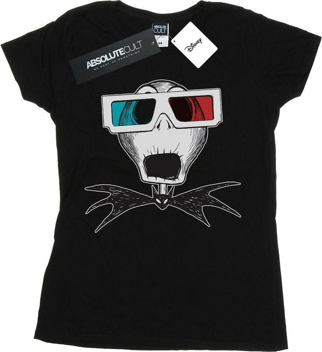 Disney Nightmare Before Christmas Jack Skellington 3D Glasses TShirt (L)