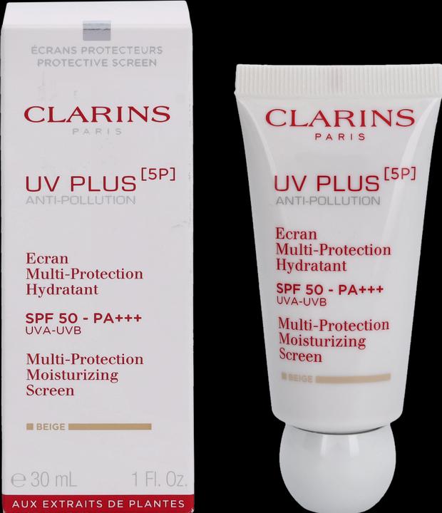 Actual product image Clarins UV Plus 5P Multi-Protection Moisturising Screen (Suntan cream, SPF 50, 30 ml)