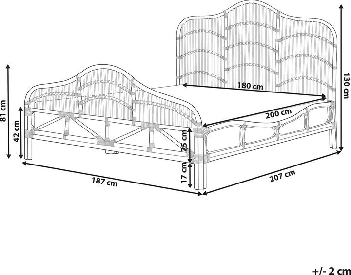 Actual product image Beliani Domeyrot (190 x 200 cm)