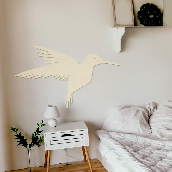 Actual product image Trenddeko Hummingbird (40 x 24 cm)
