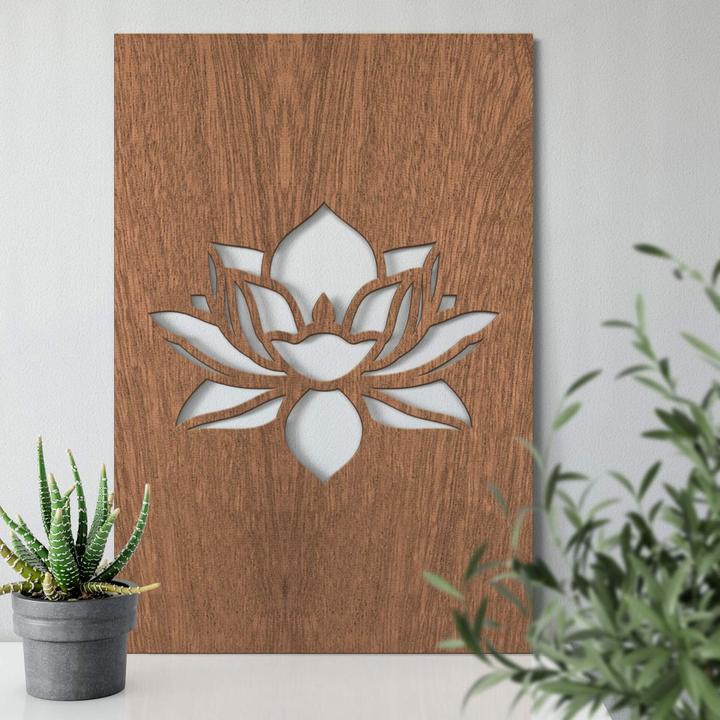 Actual product image Trenddeko Lotus flower (40 x 60 cm)