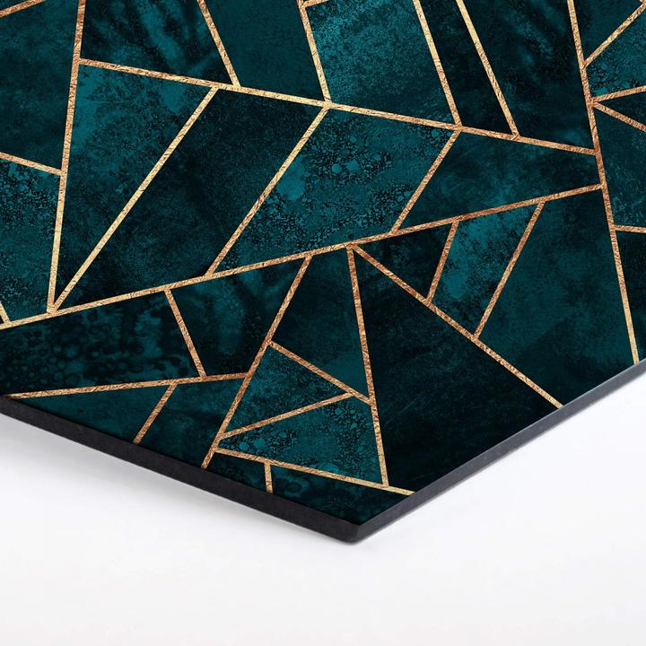 Immagine prodotto Trenddeko Pietra preziosa blu-verde (25 x 22 cm)