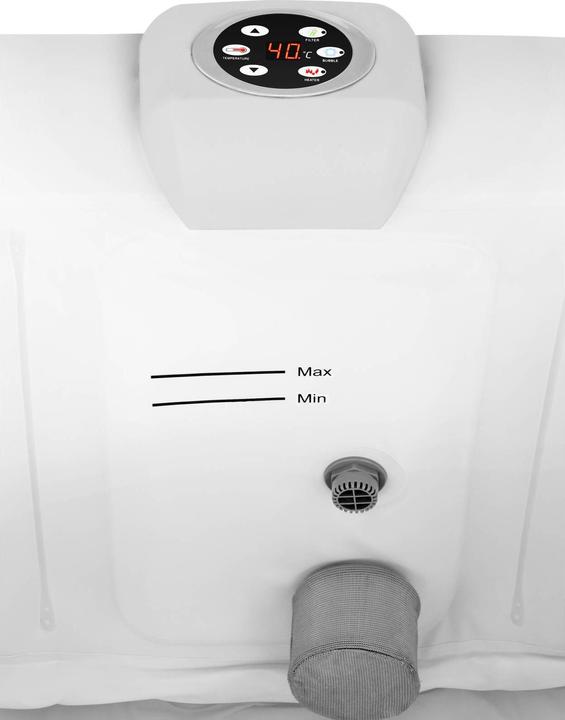 Produktbild Uniprodo Whirlpool aufblasbar - 900 l - 6 Personen - 130 Düsen - beige/weiss (6 Pers.)