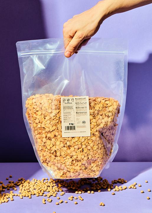 Produktbild KoRo Bio Sojaflocken aus geschälten und gerösteten Sojabohnen (2000 g)
