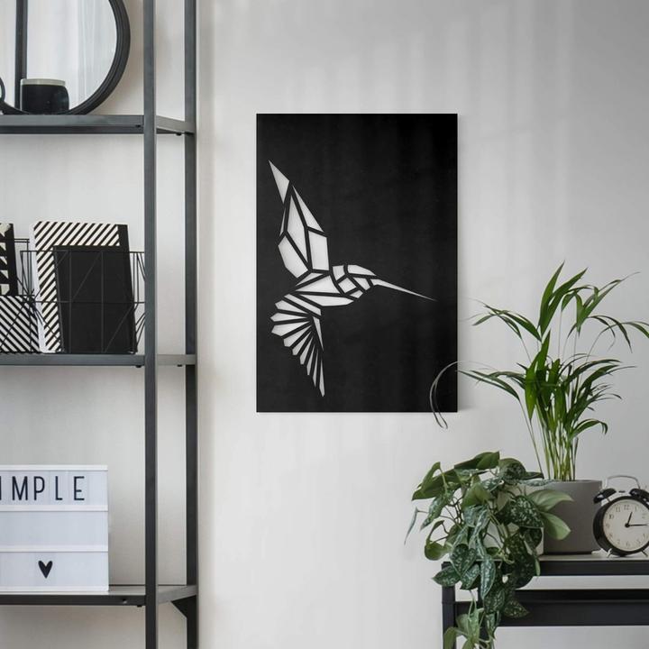 Image du produit Trenddeko Origami colibri (30 x 45 cm)