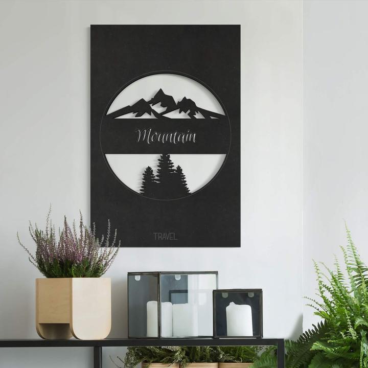 Image du produit Trenddeko Montagne de voyage (40 x 60 cm)