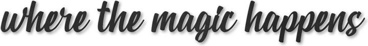 Actual product image Trenddeko Where the magic happens (261 x 30 cm)