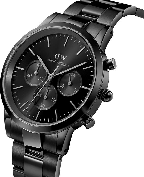 Image du produit Daniel Wellington Iconic Chronograph Link Noir Sunray (Chronographe, 42 mm)