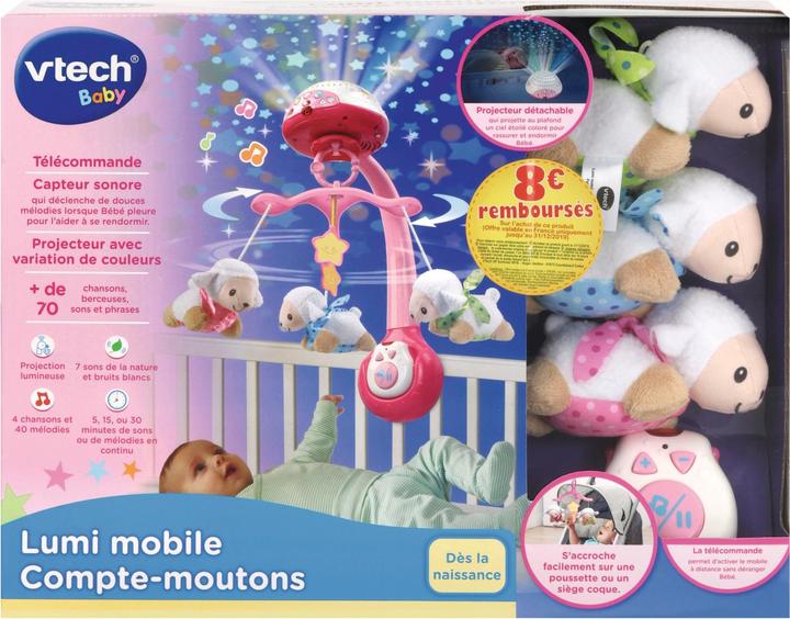 Produktbild VTech Lumi mobile Compte-moutons rose