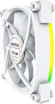Produktbild Montech Lot de 3 Ventilateurs de boitier AX120 RGB - 12cm (Blanc) (120 mm, 3 x)