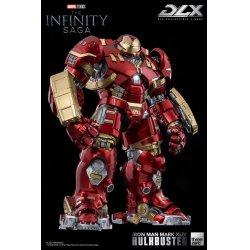 Actual product image ThreeZero Infinity Saga figurine 1/12 DLX Iron Man Mark 44 Hulkbuster 30 cm