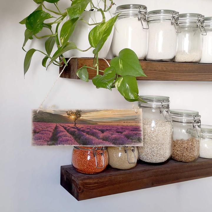 Produktbild Trenddeko Lavendelblüte in der Provence (30 x 10 cm)