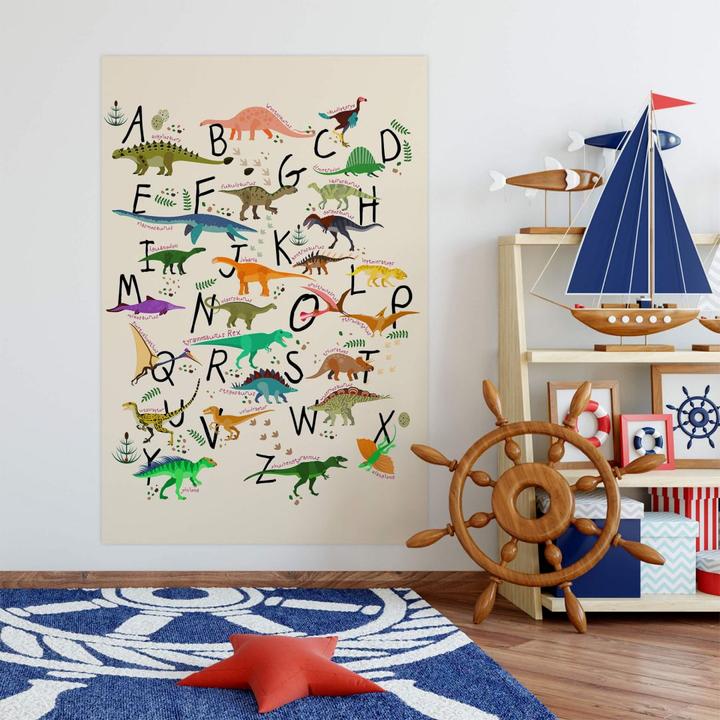Image du produit Trenddeko Alphabet des dinosaures (100 x 150 cm)
