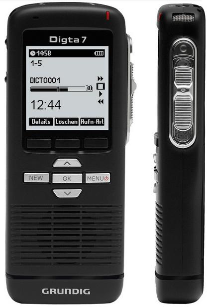 Produktbild Grundig Digta 7 Digitales Diktiergerät - Type 702 (2 GB)