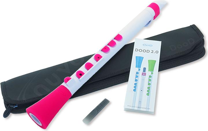 Produktbild Nuvo N430D DooD2.0 Kinder Klarinette in C, Weiss-Pink (Klarinette)