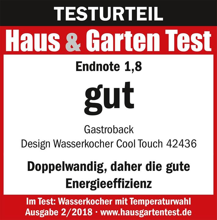 Productafbeelding Gastroback Koele aanraking (1.50 l, EU-stekker)
