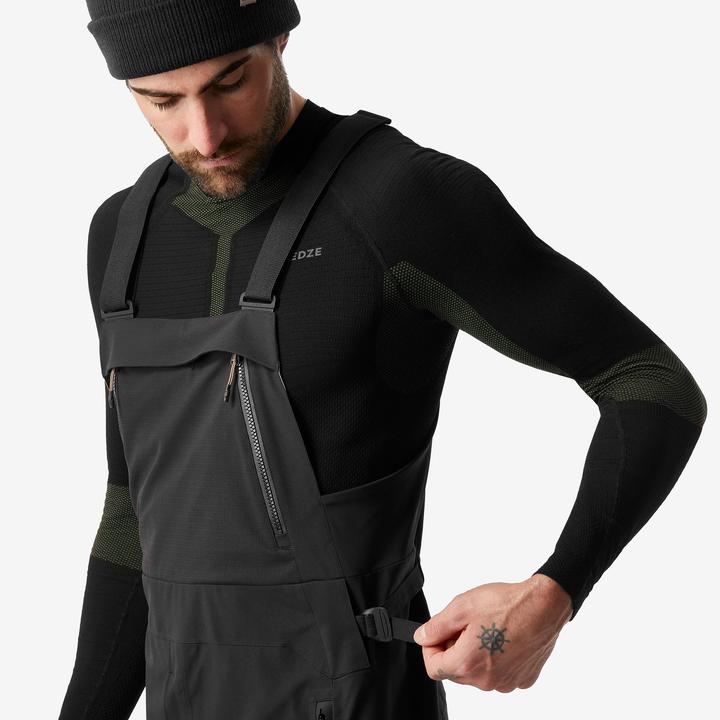 Produktbild Dreamscape Snowboardhose Latzhose Herren wasserdicht - 900 schwarz (XL)