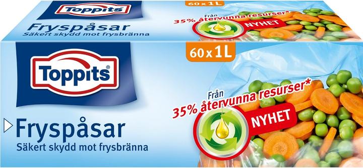 Image du produit Toppits Fryspåsar 1L 60st (Obs 9st DFP) (60 x)