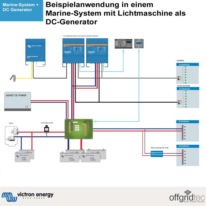 Produktbild Victron Energy Wechselrichter Victron Quattro /7050/50