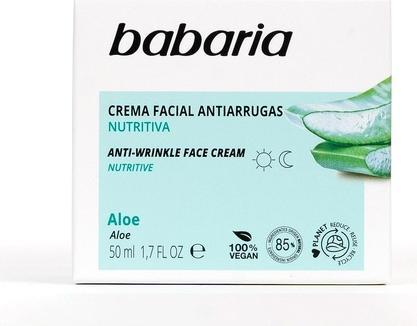 Actual product image Babaria Anti-Wrinkle Cream Aloe Vera 50 ml (50 ml, 24h cream)