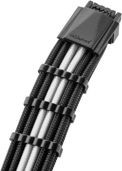 Image du produit CableMod Pro ModMesh 12VHPWR vers 3x PCI-e Extension - 45cm, noir/blanc