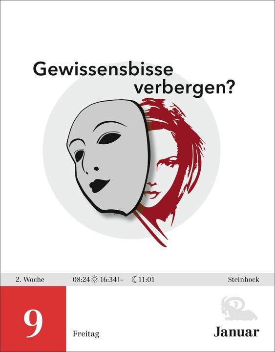 Actual product image Harenberg Der Philosophie-Kalender Tagesabreisskalender 2026 (Hardcover, German)