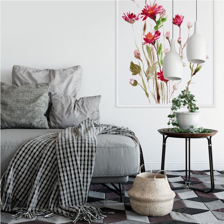 Image du produit Trenddeko Fleur sauvage illustrée (70 x 100 cm)