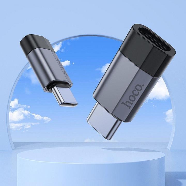 Actual product image Hoco Cable EOL adapter Type C (male) to Lightning (female) UA29 dark blue (USB Type C, Lightning)