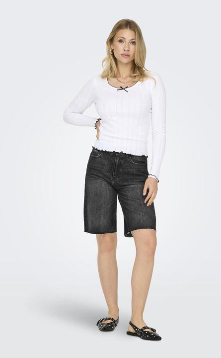 Actual product image Only ONLCARO Mittlere Taille Locker geschnitten Jeans-Shorts Jeans-Shorts (S)