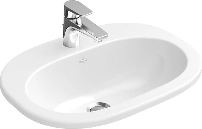 Villeroy & Boch V&B Einbauwaschtisch O.NOVO 560x405mm mit ÜL we C+ (405 mm, 560 mm)