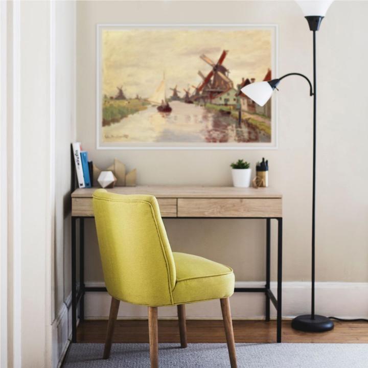 Produktbild Trenddeko Holländische Landschaft mit Windmühlen (120 x 80 cm)