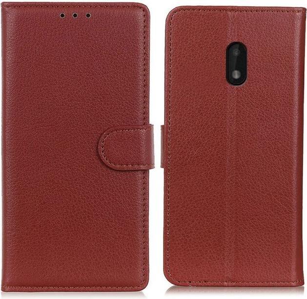Produktbild MU Classic Litchi Leder Bookcover Series (Nokia C1 Plus)