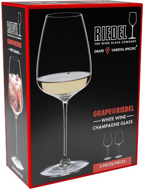 Productafbeelding Riedel Druif witte wijn / champagneglas / spritz drankje (55 cl, 2 Bril, Witte wijnglazen)