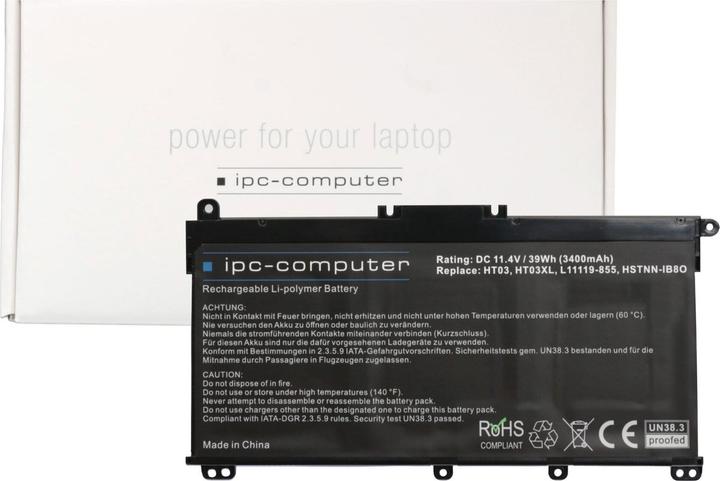 Produktbild IPC HSTNN-1B80 (3 Zellen, 3400 mAh)
